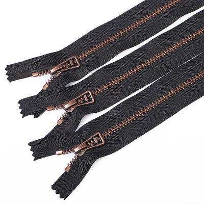 5# close end anti-copper metal zippers για γυναικεία ρούχα man jacket zipper custom metal zipper