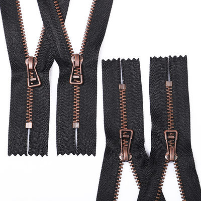 5# close end anti-copper metal zippers για γυναικεία ρούχα man jacket zipper custom metal zipper