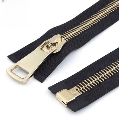 3#5#8#10#15#Metal zipper Ευρωπαικό στυλ λεπτά δόντια Ελβετικά δόντια γυαλιστερό χρυσό φερμουάρ ασήμι μαύρο νικέλιο αυτοκλείδωμα σύρτης