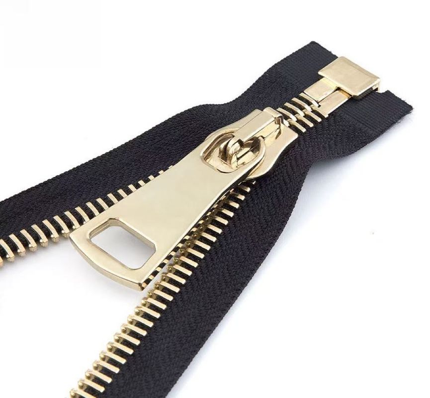 3#5#8#10#15#Metal zipper Ευρωπαικό στυλ λεπτά δόντια Ελβετικά δόντια γυαλιστερό χρυσό φερμουάρ ασήμι μαύρο νικέλιο αυτοκλείδωμα σύρτης